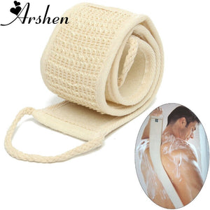 Arshen Natural Soft Exfoliating Loofah Bath Shower Unisex Massage Spa Scrubber Sponge Back Strap Body Skin Health Cleaning Tool