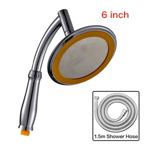 Shower Head Water Saving Rain Handheld Shower Big 6 Inch High Pressure Bathroom Rainfall Shower SPA Shower Head