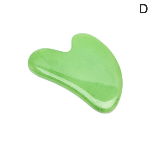 1pcs SPA Massage Beeswax Guasha Scraping Massage Scraper Face Massager Acupuncture Gua Sha Board Wrinkle Remover Skin Care Tool
