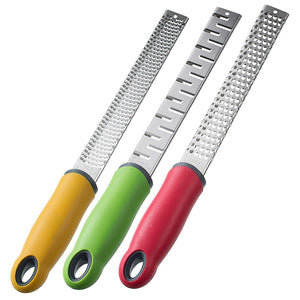 Kitchen Graters set of 3, Stainless Steel Zester, Chocolate-Garlic-Ginger-Nutmeg