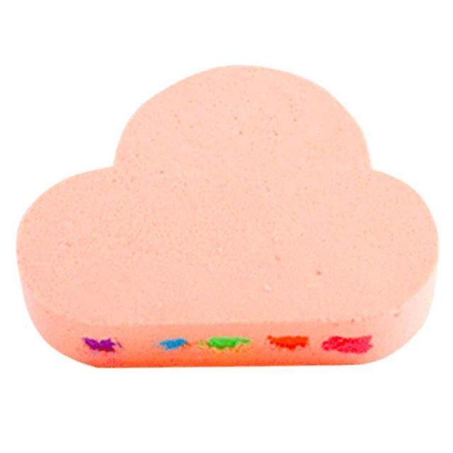 110g Natural Exfoliating Rainbow Cloud Bath Salt Shower Bomb (Jasmine/Lavender)