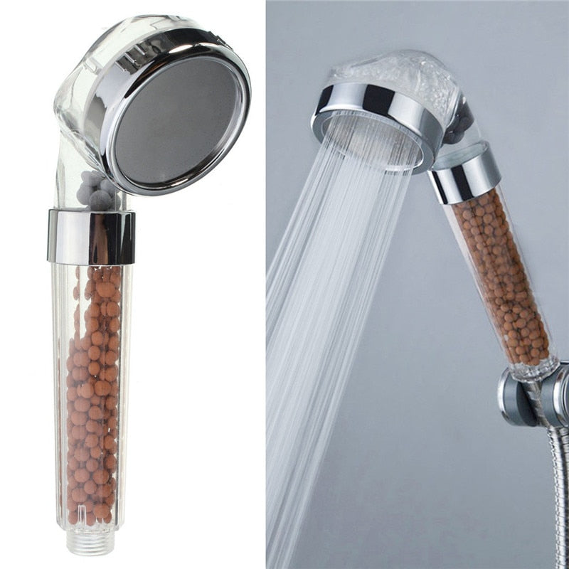 Bathroom Water Therapy Shower Negative Ion SPA Shower Head Water Saving Rainfall Shower Filter Head High Pressure Spray