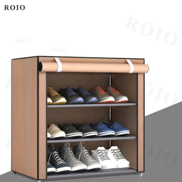 Multi-layer Simple Shoe Rack Entryway Space-saving Shoe Organizer Easy to Install Shoes Shelf Home Dorm Furniture Shoe Cabinet