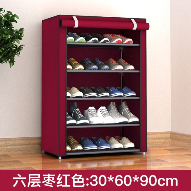 Multi-layer Simple Shoe Rack Entryway Space-saving Shoe Organizer Easy To  Install Shoes Shelf Home Dorm Furniture Shoe Cabinet