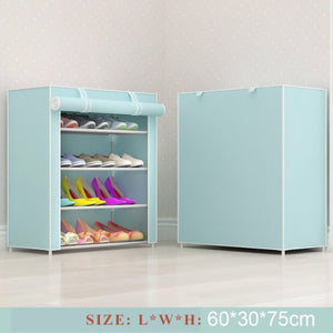 Multi-layer Simple Shoe Rack Entryway Space-saving Shoe Organizer Easy to Install Shoes Shelf Home Dorm Furniture Shoe Cabinet