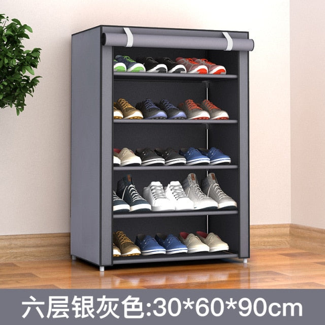 Multi-layer Simple Shoe Rack Entryway Space-saving Shoe Organizer Easy To  Install Shoes Shelf Home Dorm Furniture Shoe Cabinet