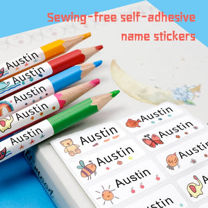 Name Tag Sticker Customizer, Waterproof