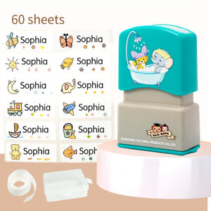 Name Tag Sticker Customizer, Waterproof