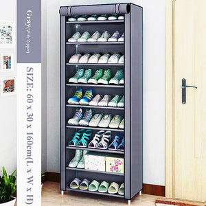 Multi-layer Simple Shoe Rack Entryway Space-saving Shoe Organizer Easy to Install Shoes Shelf Home Dorm Furniture Shoe Cabinet