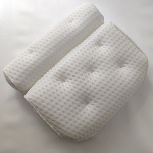 SPA Bath Pillow with Suction Cups Neck and Back Support Headrest Pillow Thickened for Home Hot Tub Bathroom Cushion Accersories